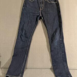Levi's 510 Dark Blue Straight Jeans Classic Denim